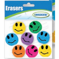 Smiley Face Topper Eraser Assortment